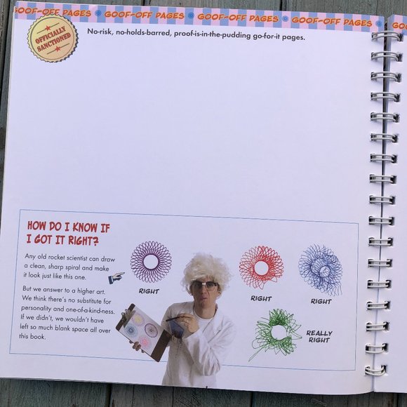 The Spiral Draw Book (Klutz) Spiral-bound - Spirograph Fun (NEW) - Picture 8 of 10